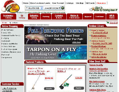 site de peche a la mouche BASS PRO SHOP