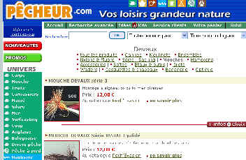 site de peche a la mouche DEVAUX