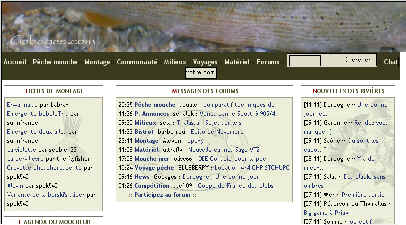 site de peche a la mouche GOBAGES.COM
